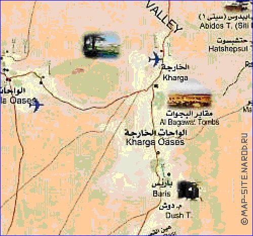 mapa de Egipto em arabe