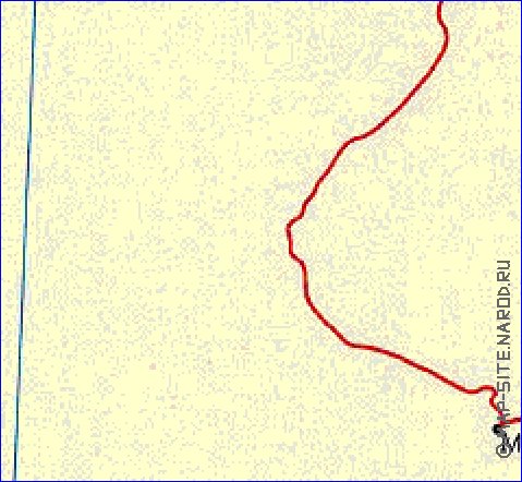 mapa de Egipto em ingles