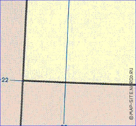 mapa de Egipto em ingles