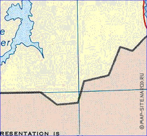 mapa de Egipto em ingles