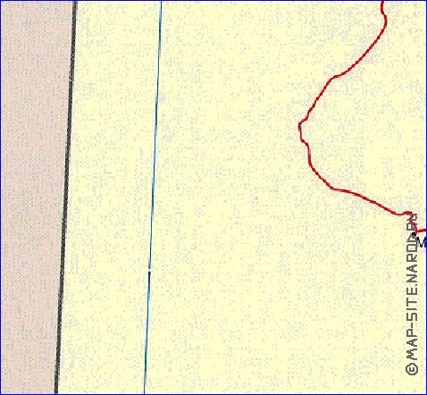 mapa de Egipto em ingles