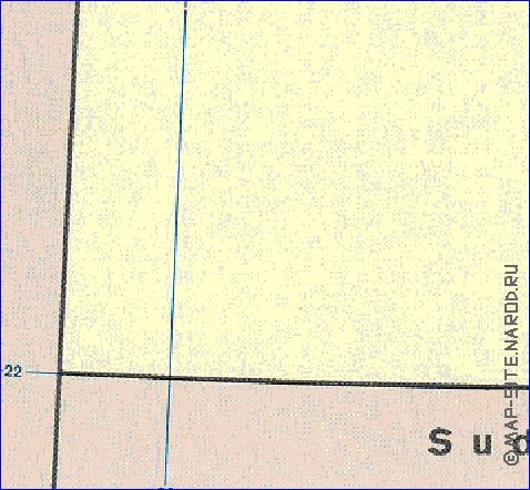 mapa de Egipto em ingles