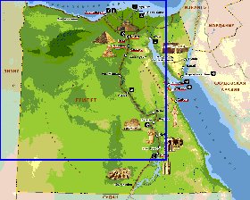 Fisica mapa de Egipto