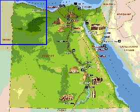 Fisica mapa de Egipto