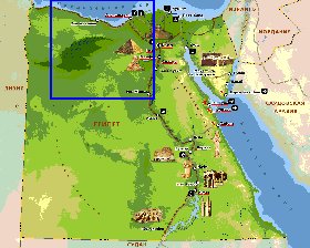 Fisica mapa de Egipto