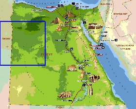 Fisica mapa de Egipto