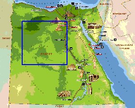 Fisica mapa de Egipto