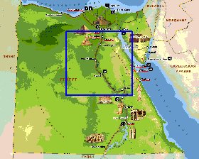 Fisica mapa de Egipto