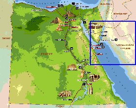 Fisica mapa de Egipto