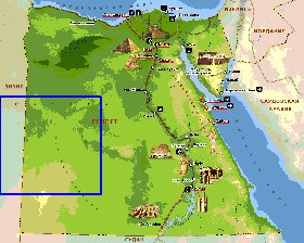 Fisica mapa de Egipto