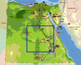 Fisica mapa de Egipto