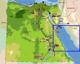 Fisica mapa de Egipto