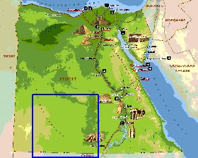 Fisica mapa de Egipto