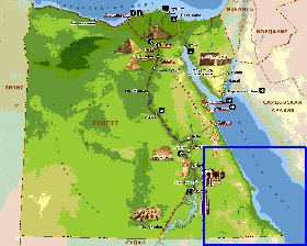 Fisica mapa de Egipto