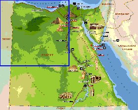 Fisica mapa de Egipto