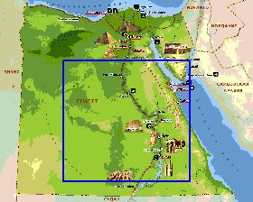 Fisica mapa de Egipto