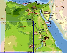 Fisica mapa de Egipto