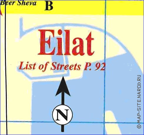 carte de Eilat
