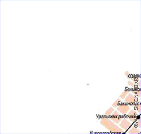 Transport carte de Iekaterinbourg