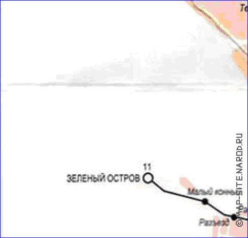 Transporte mapa de Ecaterimburgo