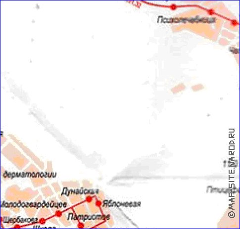 Transporte mapa de Ecaterimburgo