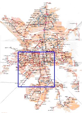 Transport carte de Iekaterinbourg