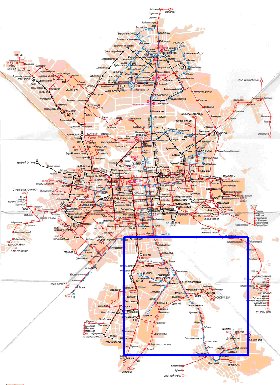 Transport carte de Iekaterinbourg