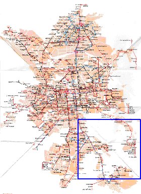 Transport carte de Iekaterinbourg