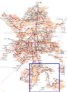 Transport carte de Iekaterinbourg