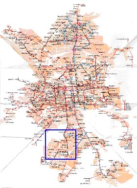 Transport carte de Iekaterinbourg