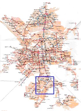 Transport carte de Iekaterinbourg