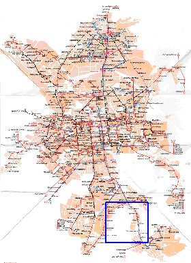 Transport carte de Iekaterinbourg