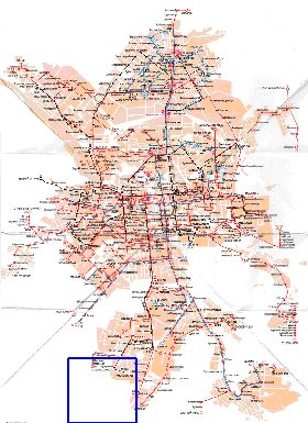 Transport carte de Iekaterinbourg