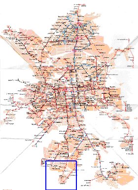 Transport carte de Iekaterinbourg