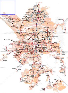 Transport carte de Iekaterinbourg