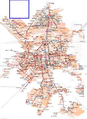 Transporte mapa de Ecaterimburgo