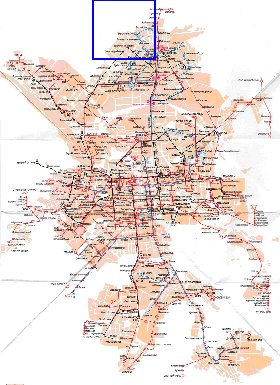 Transport carte de Iekaterinbourg