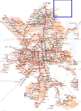 Transport carte de Iekaterinbourg