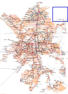 Transport carte de Iekaterinbourg