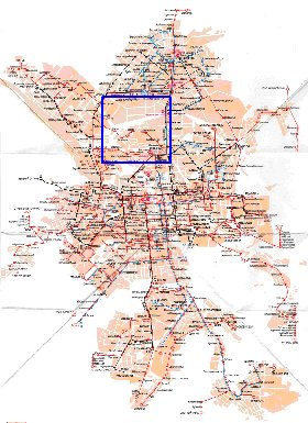 Transport carte de Iekaterinbourg