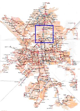 Transporte mapa de Ecaterimburgo