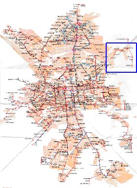 Transport carte de Iekaterinbourg