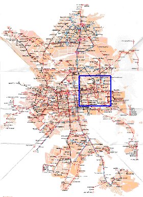 Transport carte de Iekaterinbourg