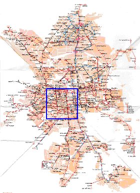 Transport carte de Iekaterinbourg