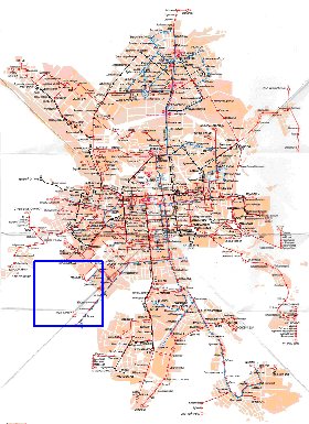 Transport carte de Iekaterinbourg