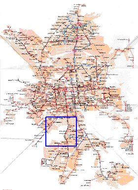 Transport carte de Iekaterinbourg