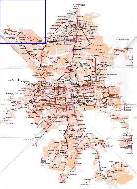 Transport carte de Iekaterinbourg