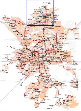 Transport carte de Iekaterinbourg