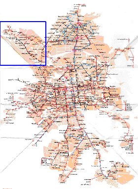 Transport carte de Iekaterinbourg