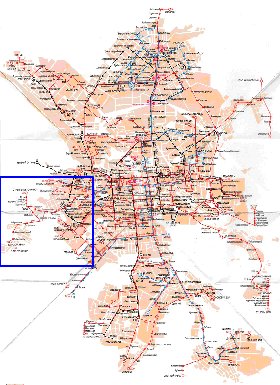 Transport carte de Iekaterinbourg